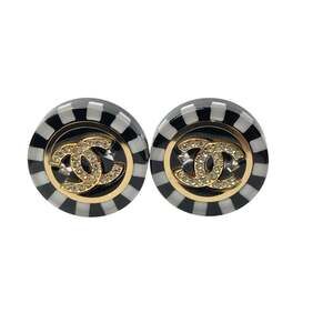 Chanel Cc Logo Circle Earrings Gold- #256891C96B